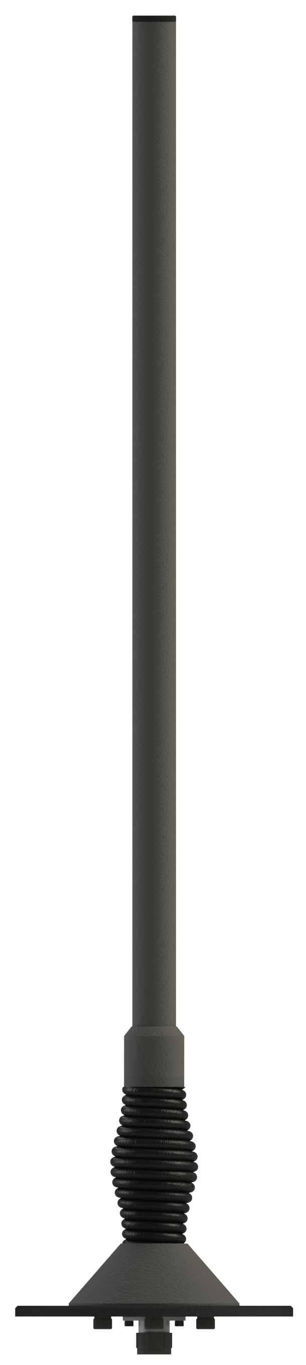 Vehicle Mount Spring Base Antenna, 1.35 - 1.45 GHz, L Band